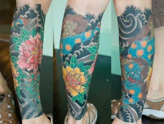 3d tattoo: Flower Tattoos